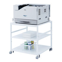サンワサプライ　プリンタスタンド/台/ラック　幅700×奥行700×高さ700・720mm　（直送品）