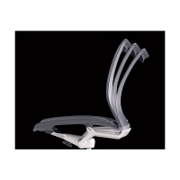 アミットチェア　背メッシュ/座ウレタン　肘なし　グレー　ノーリツイス　（直送品）