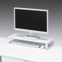 サンワサプライ　机上液晶モニタスタンド（D200・白）　MR-LC301W　（直送品）