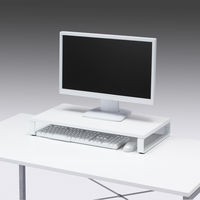 サンワサプライ　机上液晶モニタスタンド（D300・白）　MR-LC302W　（直送品）