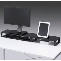 サンワサプライ　机上液晶モニタスタンド（D200・黒）　MR-LC303BK　（直送品）