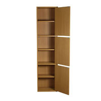 白井産業 ZPJ フリーラック3扉タイプ 高さ1800×幅450mm ナチュラル（直送品）