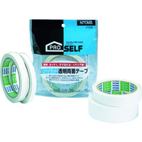 ニトムズ ハンディカット透明両面テープ10 J1210 1セット(150m:15m×10巻) 328-0438