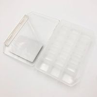 明邦化学工業 分別クリアケース 205×145×40mm C-800ND 1セット(4個) 1-9588-02（直送品）