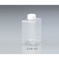 三宝化成 PET容器 正方型 400mL 2-3407-01 1セット(20本)（直送品）