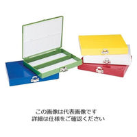 サーモフィッシャーサイエンティフィック カラースライドボックス 100枚用 青 03-448-1 1セット(3個) 2-5377-01