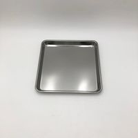 大屋製作所 ステンレス正方皿 (275×275×24mm) Kー1 1セット(3個) 5-178-01（直送品）