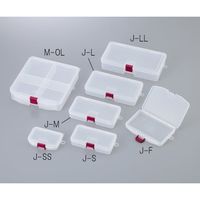 明邦化学工業 サンプルケース 214×118×45mm J-LL 1セット(10個) 1-3977-05（直送品）