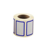 アズワン ボーダーラベル 25×40mm 青 200枚入 BB-1 1セット(600枚:200枚×3巻) 6-702-01（直送品）