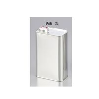 石井ブラシ産業 金属缶 角缶 2L 1-3239-06 1セット(4個)（直送品）