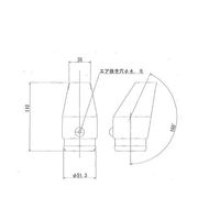 アズワン 搬送容器用 ノズル 2-584-11 1セット(20個)（直送品）