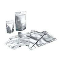 自立式チャック付きアルミ袋 幅:110×チャック下:154mm 底幅33mm 1袋(25枚入) CTAB170（直送品）