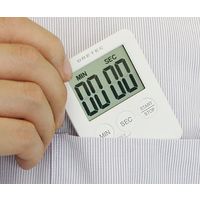 ドリテック デジタルタイマー (ポケッティ) ホワイト T-307WT 1セット(5個) 8-1441-01（直送品）