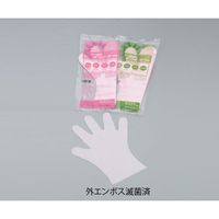 アズワン サニメント手袋 PE 外エンボス付 滅菌済 M 20枚入 6-899-02 1セット(200枚:20枚×10袋)（直送品）