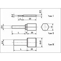 アイゼン シャンク付ピンゲージ ESー10.49 1本（直送品）