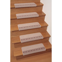 サンコー 折り曲げ付階段マット15枚入り すべり止め付 BE KA-42 1組(15枚)