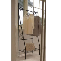 DelSol ハンガーラック ブラック　DS-HS3225S / BK　（直送品）