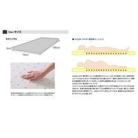 ファミリー・ライフ　ポータブルマットレスSS　セミシングル　グリーン　（直送品）