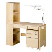 くろがね工作所　リベプルシリーズ ユニット棚　4段 ナチュラル 幅520×奥行270×高さ1412mm　1台　（直送品）