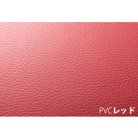 セルタン　座椅子　和楽の雲　上タイプ　幅540×奥行730～1380×高さ120～700mm　PVCレッド　（直送品）