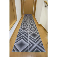 サンコー　バリアフリータイルマット　グラデーション18枚組　グレー　1セット（2柄で18枚入）　（直送品）