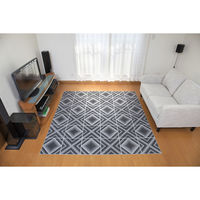 サンコー　バリアフリータイルマット　グラデーション36枚組　グレー　1セット（2柄で36枚入）　（直送品）