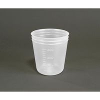 アズワン ディスポカップ(バキュームタイプ) 300mL V-300 1セット(100個) 5-077-04（直送品）