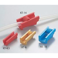 アズワン ローラークランプ 6φ イエロー 6-655-02 1セット(10個)（直送品）