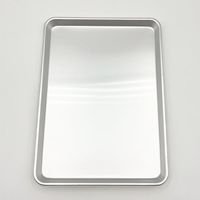 オオモリ アルミバット 浅1号 (254×350×19mm) 5-175-04 1セット(5個)（直送品）