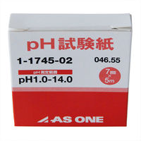 アズワン pH試験紙 004.55 1セット(5m×5巻) 1-1745-01