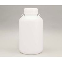 三宝化成 広口瓶(HDPE製) 10L 5-011-04 1セット(5本)（直送品）