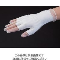 アズワン アズピュアインナー手袋 指先無し フリー ミドルカット 10双 1-4293-01 1セット(50双:10双×5袋)（直送品）