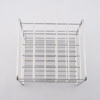 三和化研工業 ステンレス製試験管立 φ18mm 5×5配列 SS18-25 1セット(5個) 6-302-23