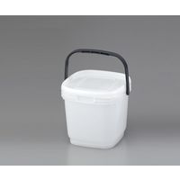 伸和 密閉バケツ・ミニ(角) 10L 2-8640-03 1セット(5個)（直送品）
