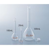 アズワン メスフラスコ 白 200mL 1-8564-07 1セット(5個)（直送品）