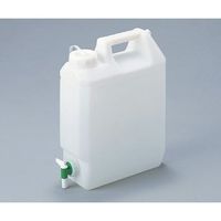 三宝化成 アタッシュボトル(PE製) 活栓付 10L 5-261-01 1セット(5本)（直送品）