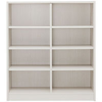 アイリスオーヤマ オープン本棚 スペースフィットラック 幅800×奥行290×高さ900mm オフホワイト S-SFR9080 カラーボックス 1台（直送品）