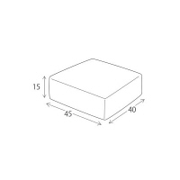 宮武製作所 リビング座布団・角 グリーン　（直送品）