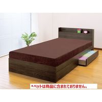 ファミリー･ライフ 170mm厚高反発マットレスD ダブル ブラウン　（直送品）