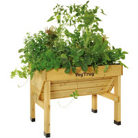 タカショー　ベジトラグ　プランター　Sサイズ　幅1000mm　ブラウン　（直送品）