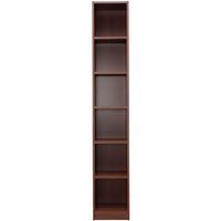 アイリスオーヤマ オープン本棚 スペースフィットラック 幅300×奥行290×高さ1800mm ウォールナット SFR1830 カラーボックス 1台（直送品）