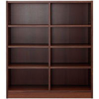 アイリスオーヤマ オープン本棚 スペースフィットラック 幅800×奥行290×高さ900mm ウォールナット S-SFR9080 カラーボックス 1台（直送品）