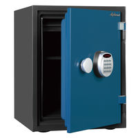 【設置込】 ディプロマット クリスタルシリーズ 耐火・耐水デザイン金庫 (1時間耐火) 36L ブルー A530R3WRBLUE 1台（直送品）