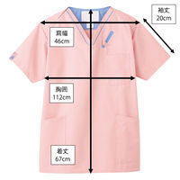 フォーク スクラブ ローズクォーツ M 7042SC-3-M 1枚　スクラブ（直送品）