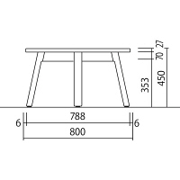 オカムラ シェアードスペース サークルハイテーブル800 ホワイトオーク 幅800×奥行800×高さ450mm 1台（直送品）