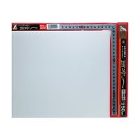 シンワ測定 曲尺角厚 シルバー 50cm 裏面角目 日本一 J 10014 1セット(1本×5)