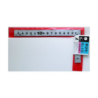 シンワ測定 曲尺平ぴた シルバー 15cm/5寸 併用目盛 10037 1セット(1本×5)