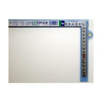 シンワ測定 曲尺平ぴた シルバー 30cm 表裏同目 JIS 10297 1セット(1本×5)