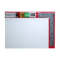 シンワ測定 曲尺厚手広巾シルバー30cm 表裏同目 8段目盛 10425 1セット(1本×5)