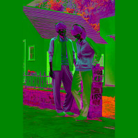 KAZEN ストレートパンツ 男女兼用 ネイビー S 842-18（直送品）